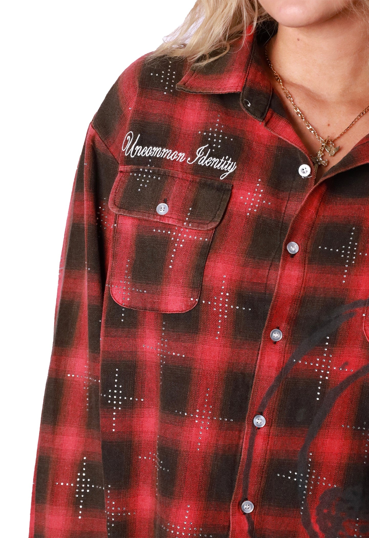 “Ruby” Statement Flannel