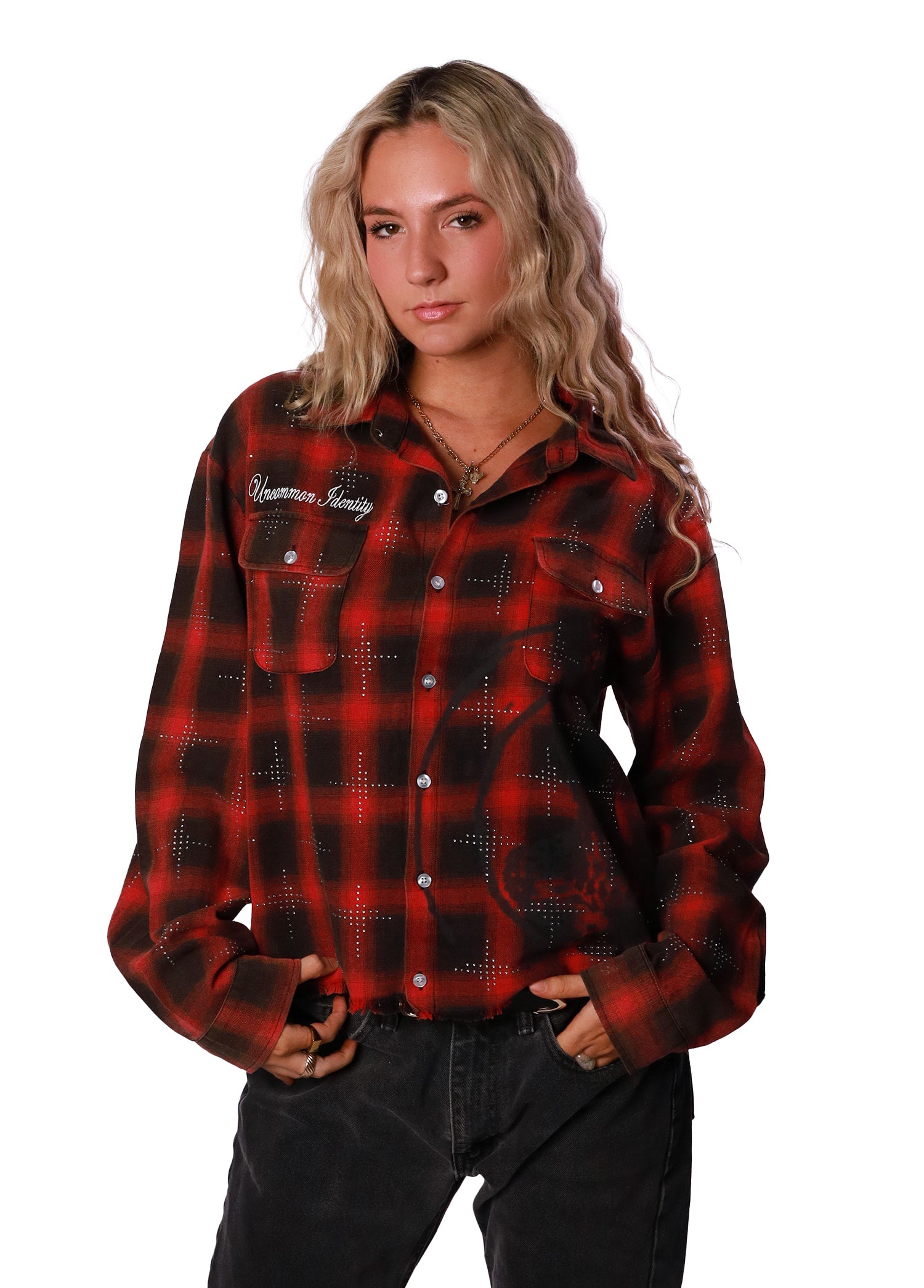 “Ruby” Statement Flannel