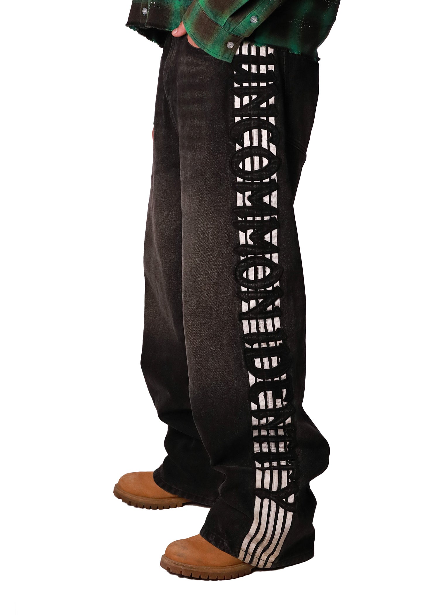 “Charcoal” Baggy Denim