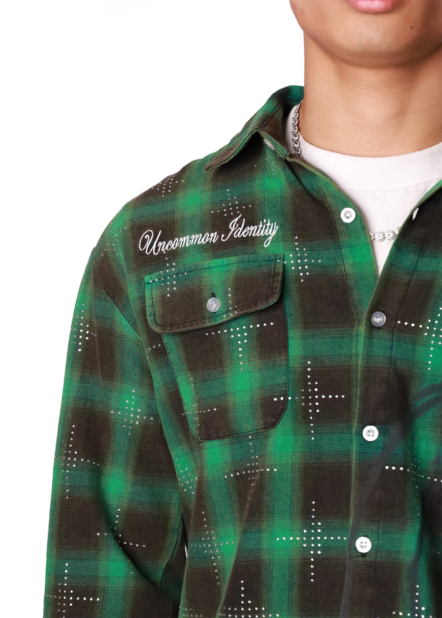 “Emerald” Statement Flannel