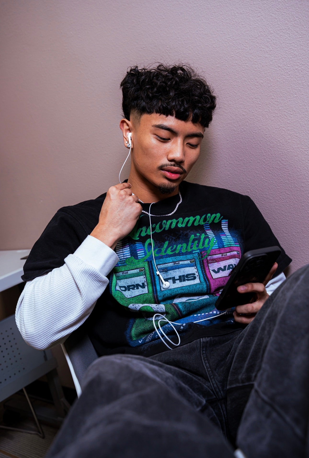 Now Playing Double Layered Tee
